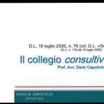 Focus Decreto Semplificazioni – Il nuovo collegio consultivo tecnico